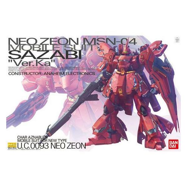 BANDAI 1/100 MG NEO ZEON MSN-04 SAZABI VER.KA