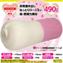 Charger l&#39;image dans la galerie, Ride Japan Fluffy zweifarbig Bunny Onahole / Japanischer Masturbator
